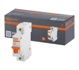 Автоматический выключатель TDM ВА47-63 1Р 20А 4,5кА характеристика B SQ0218-0040 