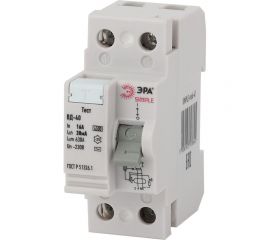 Устройство защитного отключения ЭРА SIMPLE УЗО ВД-40 2P 40А/300мА электронное Б0039271 