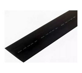 Термоусадочная трубка REXANT ТУТнг 80,0 / 40,0 мм 1м чёрная 10 шт 25-0080 