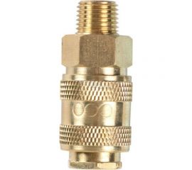 Разъемное соединение быстросъем мама - наружняя резьба 1/4"", латунь ECO AB-F/MT14 