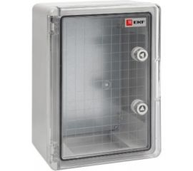 Щит с монтажной платой EKF PROxima пластиковый, прозрачная дверь, 400х300х170мм, IP65 PBT65MP003 