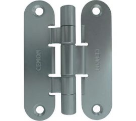 Карточная петля CEMOM MOATTI I1078-00-00/BC 8062 матовый хром, вес полотна 80кг, 29x111,5мм, врезка ESTETIC 80 51540 