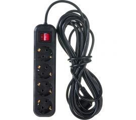 Бытовой удлинитель Gigant с заземлением ПВС 3x0,75 3500Вт 4 гнезда 7м 80095 