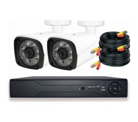 Комплект видеонаблюдения PS-link AHD 2Мп KIT-C202HD 2 камеры для улицы 2997 