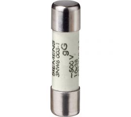 Цилиндрическая плавкая вставка Siemens GG Без индикатора 10x38 ММ, 500В, 2А 3NW60021 