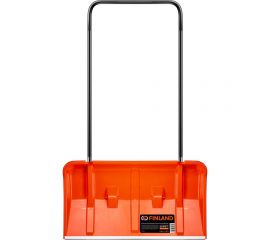 Скрепер для уборки снега на колесиках Центроинструмент Finland оранжевый 1936 