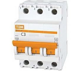 Автоматический выключатель TDM ВА47-63 3Р 32А SQ0218-0022 