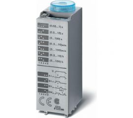 Миниатюрное съемное реле времени Finder функц: Ai, Di, gi, sW, 4 CO конт. 7а, = 12В, 850400120000 