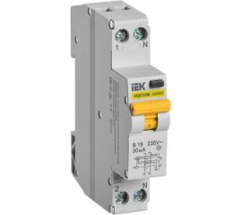Автоматический выключатель дифференциального тока IEK АВДТ32ML тип A В16 30мА KARAT MVD12-1-016-B-030-A 