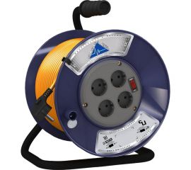 Удлинитель Партнер-Электро PowerLine 4 гн. с/з с выкл. ПВС 3х1 16A 40м UK205C-440DB 