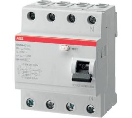 Выключатель диф.тока ABB 4мод. FH204 AC-63/0,3 2CSF204003R3630 