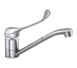Смеситель для мойки СЛАВЕН с длинным изливом, одноручный СЛ-ОД-Х81 