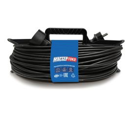Удлинитель-шнур на рамке Мастер Тока КГТТбм 3x1,5 черн 20 с/з морозостойкий впк УШР0020 