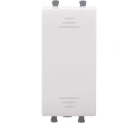 Модульный 1-клавишный выключатель DKC Avanti ""Белое облако"", 1 модуль, 16А, IP20, белый 4400101 