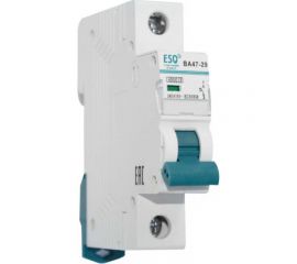 Автоматический выключатель ESQ ВА 47-29 1 полюс, 16А, ток короткого замыкания 4.5кА, хар-ка С 14.03.01.000006 