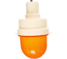 Сигнальный пластмассовый фонарь Протэкт в комплекте с батарейками оранжевый ФС 4.1 