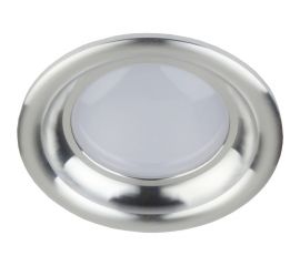 Светодиодный светильник ЭРА KL LED 17-7 SL круглый тарелка 7W 4000K, серебро Б0030405 