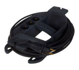 Удлинитель на каучуковой рамке Gigant Professional с/з КГ 3х1,5 3500Вт 3 розетки 10м 80050 