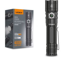 Портативный светодиодный фонарик Videx A406 4000Lm 6500K VLF-A406 
