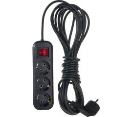 Бытовой удлинитель Gigant с заземлением ПВС 3x0,75 3500Вт 3 гнезда 7м 80092 
