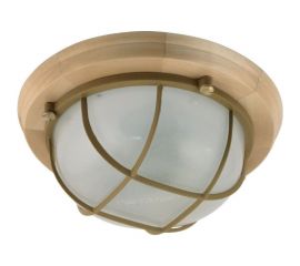 Светильник Элетех Терма 1302 круг малый НББ 03-60-014 IP65 матовый корпус с решеткой 1005501031 