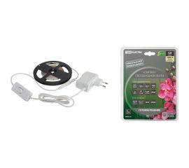 Комплект светодиодной ленты TDM SMD2835-60 LED/м-12 В-4,8 Вт/м-IP20-3000 К 3 м, 18 Вт SQ0331-0221 
