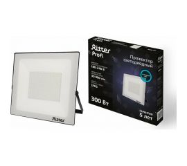Светодиодный прожектор RITTER серия PROFI 230В 300 Вт 6500К 30000Лм IP65 черный 53413 0 