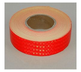 Светоотражающая самоклеящаяся лента СИМАЛЕНД красная, 5 см х 45 м 1404119 