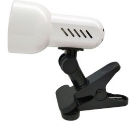 Настольный светильник Ultraflash UF-381 C01 белый с прищепкой 230В, 40Вт, E27, ЛОН 14505 