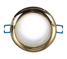 Влагозащищенный светильник MR16,12V/220V, 50W ЭРА WR1 GD C0043846 