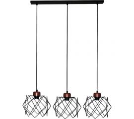 Подвесной светильник ЭЛЕТЕХ Сигма 231 черный муар медь НСБ 01-3x60-161 Е27 ИУ 1005404794 