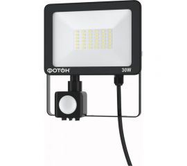 Светодиодный сетевой прожектор ФОТОН FL-30W6K65-PIR 30W с датчиком движения 24540 