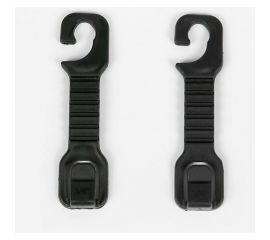 Вешалка-крючок на подголовник СИМАЛЕНД набор 2 шт., чёрный 769063 