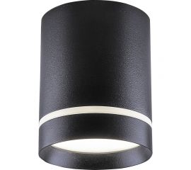 Накладной светильник truEnergy gx53 d85xh80мм ip20 черный/алюминий 21002 