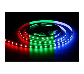 Светодиодная лента OGM 12В, 14,4Вт/м, smd5050, 60д/м, ip20, подложка 10мм, 5м, rgb. / LSE-271 