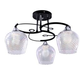 Потолочный светильник ЭЛЕТЕХ 11293-2/3 черный хром (Плафон 8310) НПБ 01-3x60-207 Е27 ИУ 1005404878 