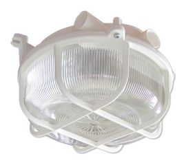 Светильник Элетех Креа Круг с решеткой ГИ НПП 03-100-007 1005500877 белый 