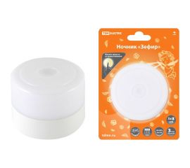 Ночник TDM ""Зефир"" с диммером, 5LED, 1 Вт, 3хАА, подвес, SQ0357-0122 