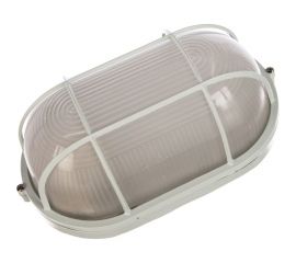 Влагозащищенный светильник Navigator 94 805 NBL-O2-100-E27/WH НПБ 1202 белый овал решетка 100Вт IP54 94805 