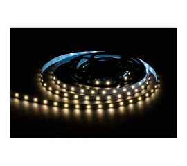 Светодиодная лента OGM 12В, 4,8Вт/м, smd2835, 60д/м, ip20, 7лм/чип, подложка 8мм, 5м, 4000к. / LSE-247 