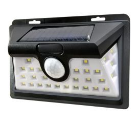 Настенный светильник Smartbuy на солнечных батареях, с датчиком движения, 24 LED, черный SBF-63-MS 