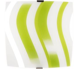 Светильник ЭЛЕТЕХ Колорика Аделайн, 300х300, НПБ 09-60-003, М83, матовый белый-зеленый/металлик 1005209268 