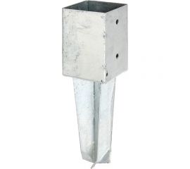 Гильза для стойки GAH ALBERTS оцинкованная, 350х91x91 мм 211868 