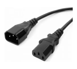 Кабель питания Cablexpert системный блок-монитор 3.0м, C13-C14, 6А, черный, с PC-189-10 