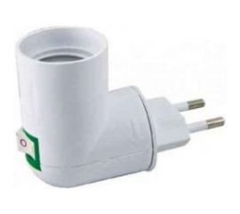 Переходник вилка-Е27 с выключателем TDM SQ0335-1007 