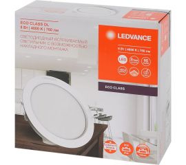 Светодиодный светильник даунлайт LEDVANCE ECOCLASS DL 8W 840 WT IP44 10x1RETRU LEDV 4058075656611 
