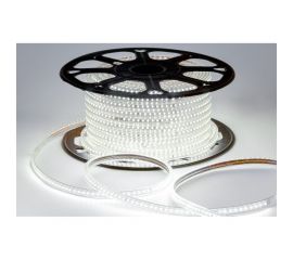 Светодиодная лента OGM 220В, 7Вт/м, smd2835, 120д/м, ip65, 600Лм/м, 13x7мм, 50м, 4000к / O17-08 