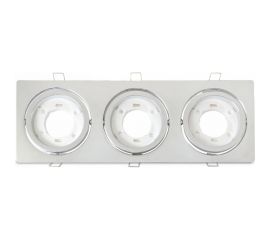 Встраиваемый светильник IN HOME GX53R-3ST-C металл под лампу GX53 230В 4690612021584 