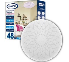 Светодиодный декоративный светильник IONICH Кассиопея серия 2217 эффект Звездное небо 48 Вт 3300 Лм 230 В 6500 К 370 мм IP20 1746 