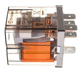 Силовое реле Finder 1НО + 1НЗ 20А, 230В AC, подключение через Faston, 653182300009 
